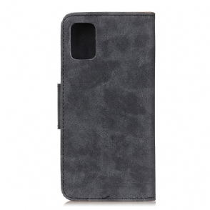 Case voor Samsung Galaxy A51 5G Vintage Kunstleer