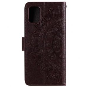 Flip Case voor Samsung Galaxy A51 5G Reliëf-mandala