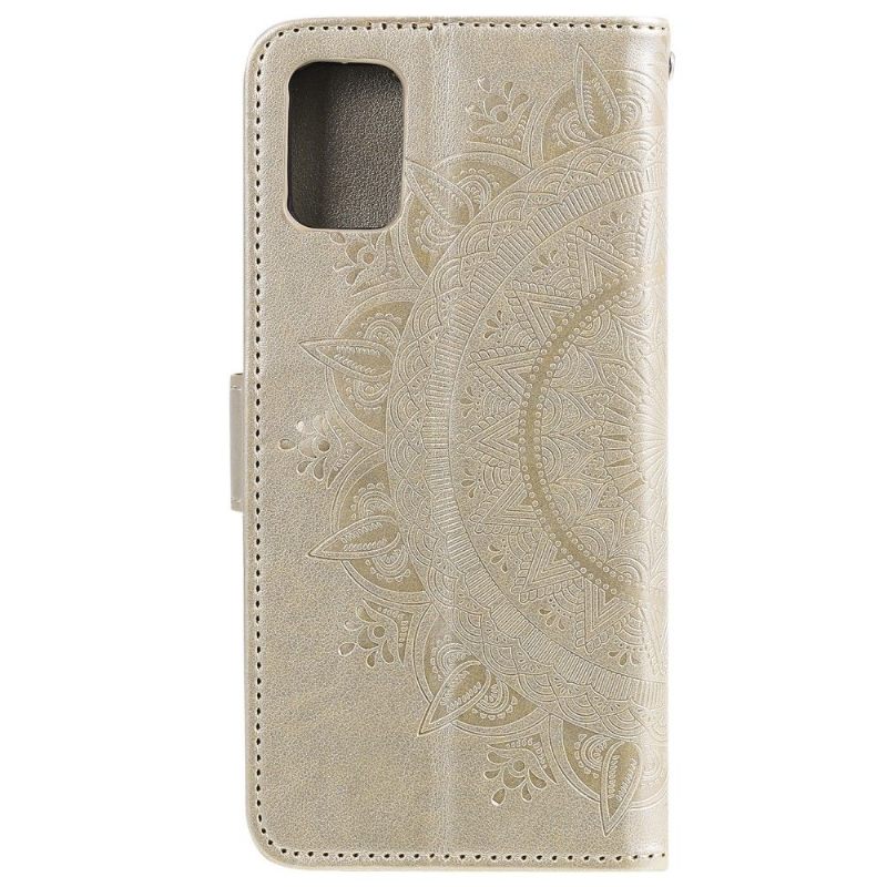 Flip Case voor Samsung Galaxy A51 5G Reliëf-mandala