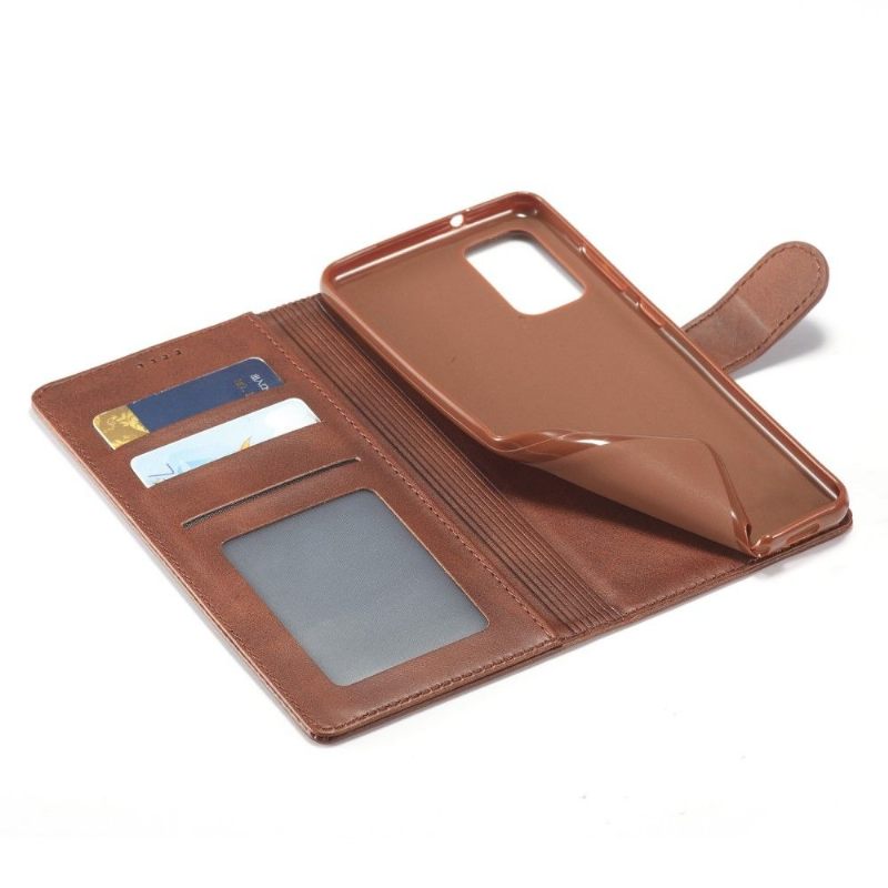 Folio-hoesje voor Samsung Galaxy A51 5G Anti-fall Ledereffect Lc.imeeke