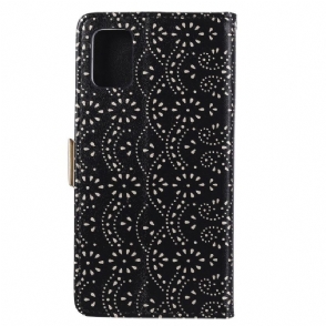 Folio-hoesje voor Samsung Galaxy A51 5G Bloemenkant