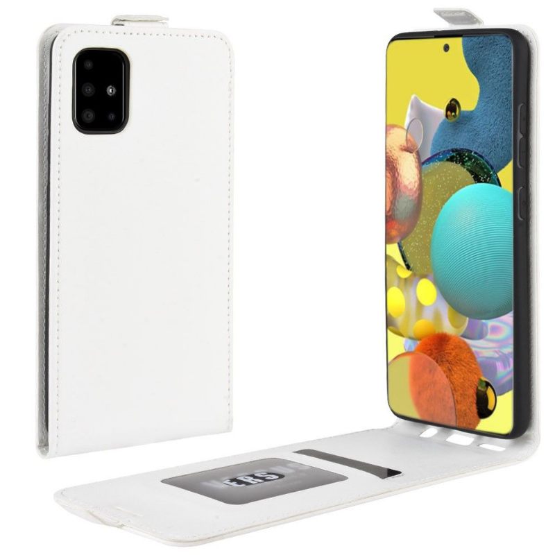 Folio-hoesje voor Samsung Galaxy A51 5G Verticaal Kunstleer