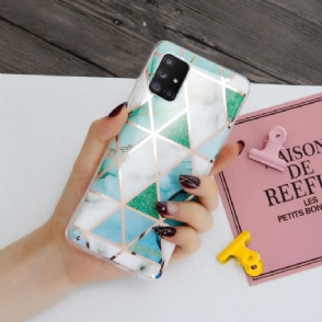 Hoesje voor Samsung Galaxy A51 5G Flexibele Geometrie