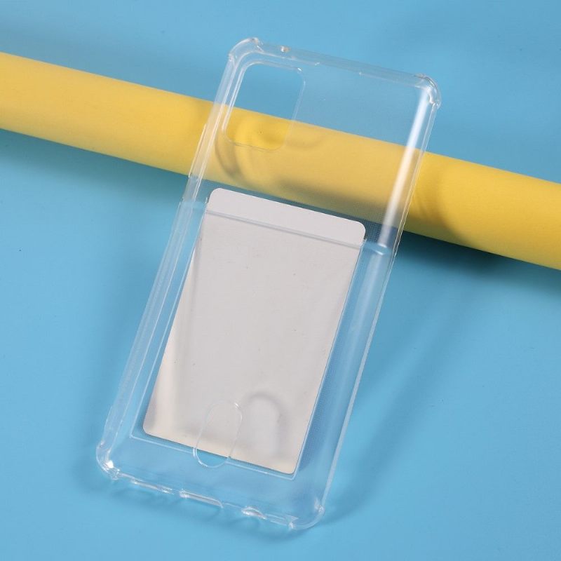 Telefoonhoesje voor Samsung Galaxy A51 5G Bescherming Transparante Kaarthouder