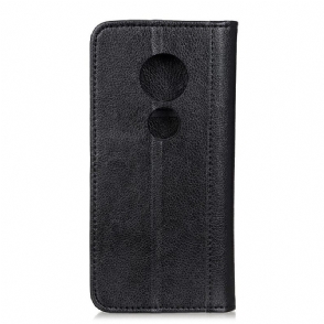 Cover voor Nokia 7.2 Folio-hoesje Sylvester Kunstleer
