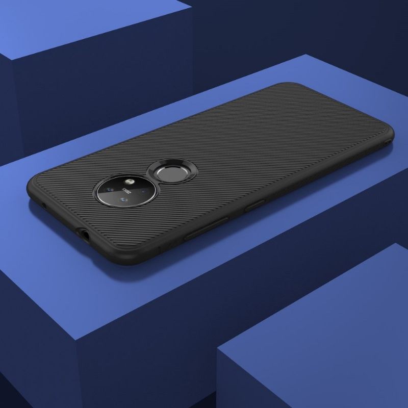 Hoesje voor Nokia 7.2 Geribbelde Effectslang