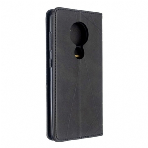 Leren Hoesje voor Nokia 7.2 Célinia Leder Effect Kaarthouder
