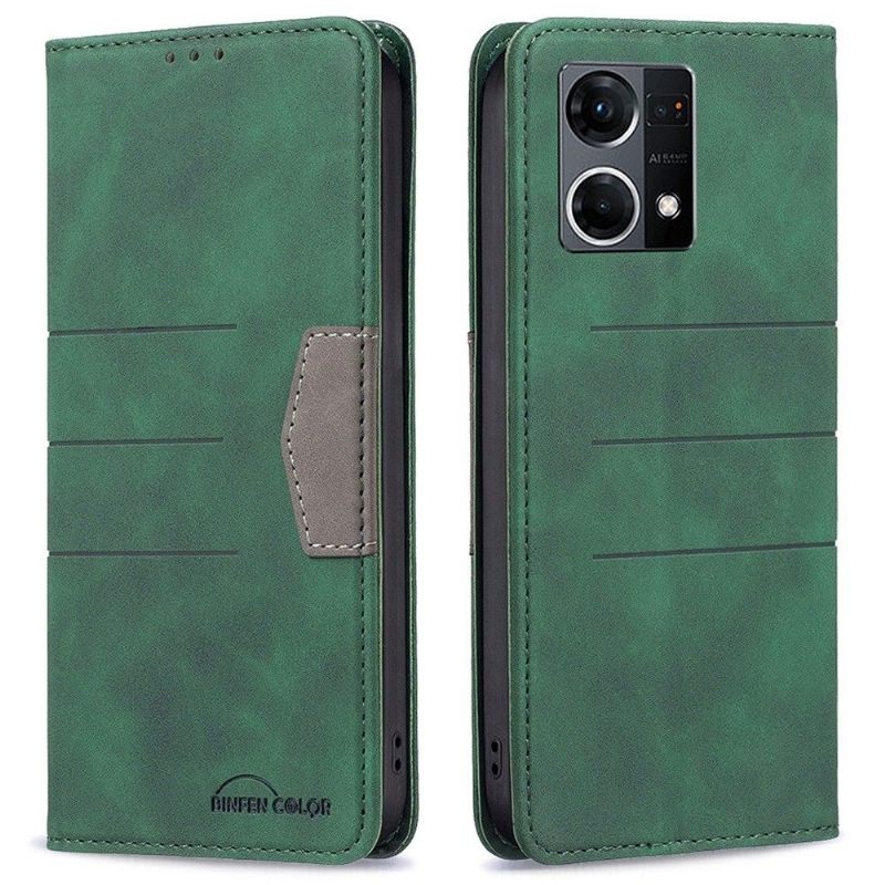 Flip Case voor Oppo Reno 7 Folio-hoesje Binfen Color Flip Faux Leather