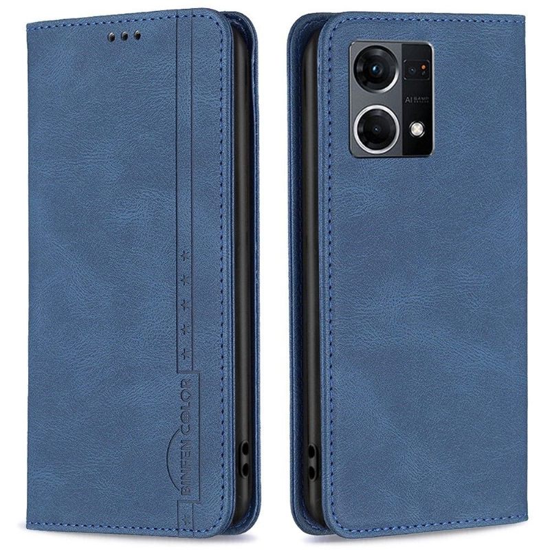 Folio-hoesje voor Oppo Reno 7 Binfen Flip Series-5