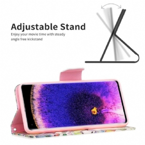 Folio-hoesje voor Oppo Reno 7 Boomtekening