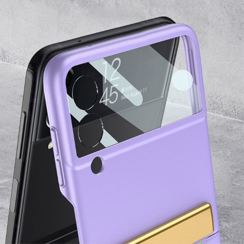 Hoesje voor Samsung Galaxy Z Flip 3 5G Folio-hoesje Brief Met Riem