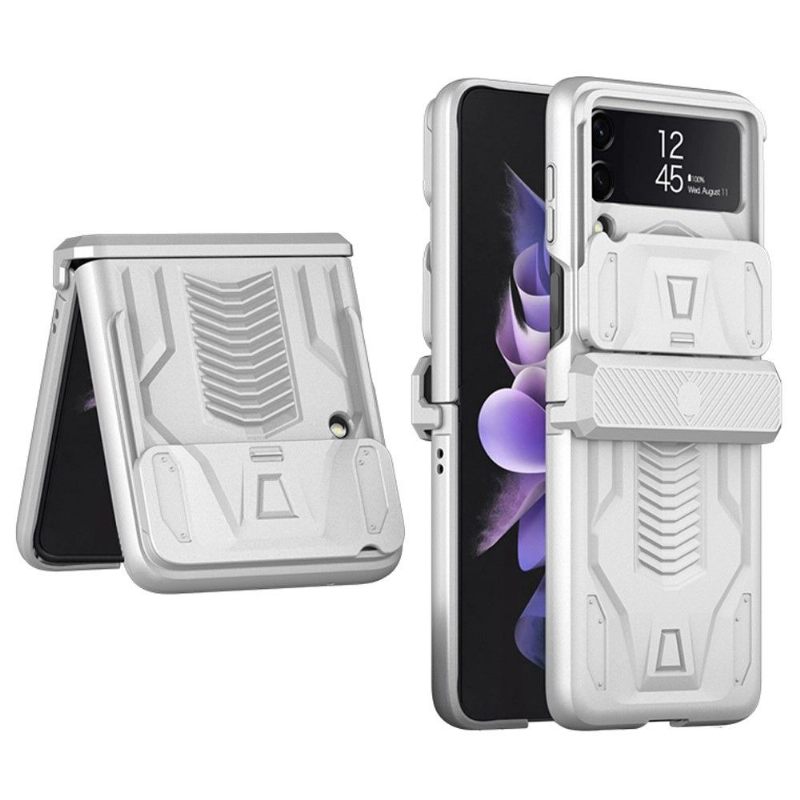 Hoesje voor Samsung Galaxy Z Flip 3 5G Folio-hoesje Robuust Schild Met Lenskap