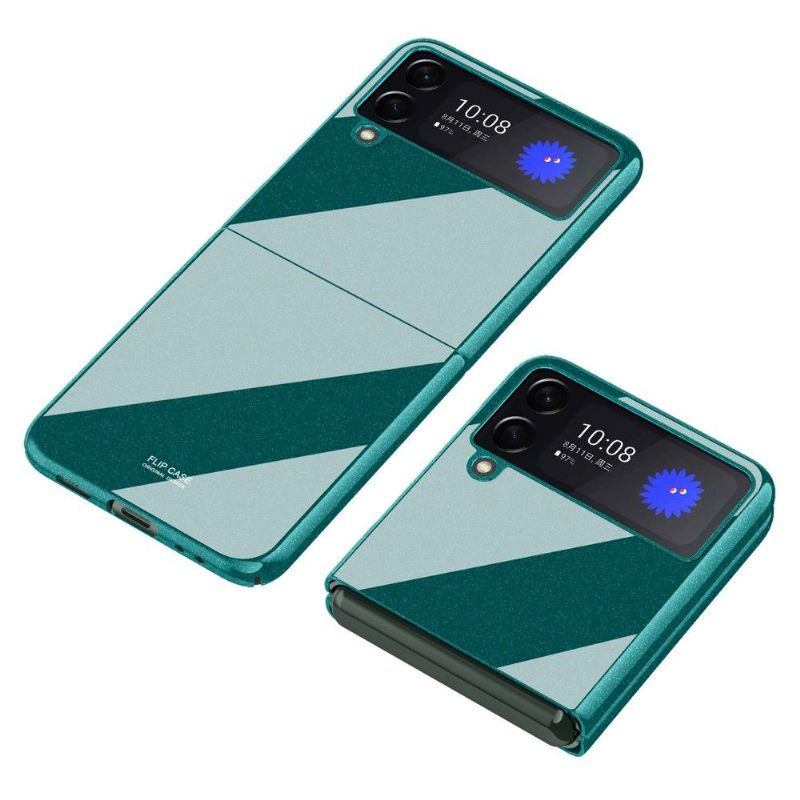Hoesje voor Samsung Galaxy Z Flip 3 5G Glanzend Effect