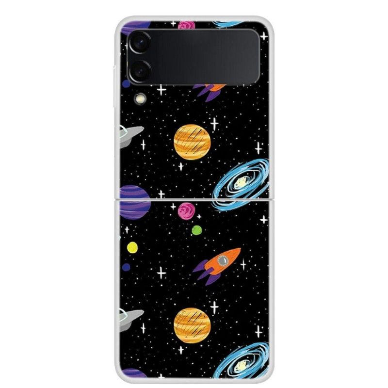 Hoesje voor Samsung Galaxy Z Flip 3 5G Illustratieruimte