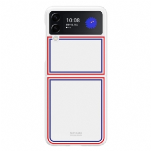 Hoesje voor Samsung Galaxy Z Flip 3 5G Sportlijnen
