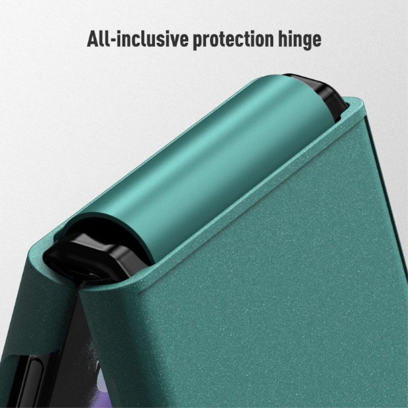 Hoesje voor Samsung Galaxy Z Flip 3 5G Stijve Zandserie