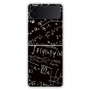Telefoonhoesje voor Samsung Galaxy Z Flip 3 5G Wiskundige Formules