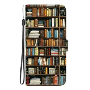 Flip Case Leren Xiaomi Redmi Note 15 Pro Plus 5g Bibliotheek