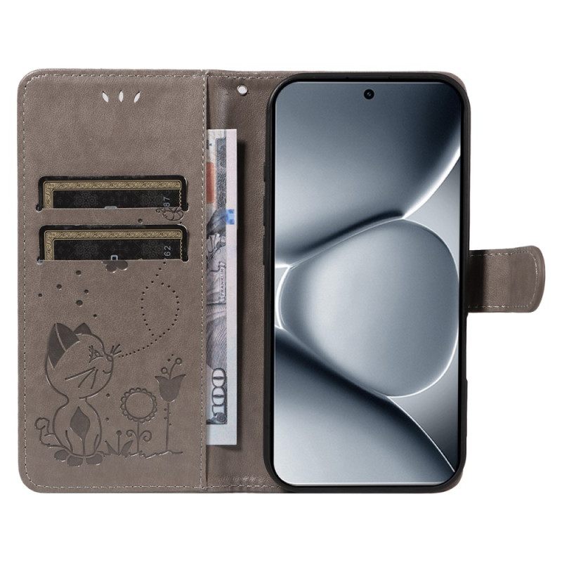 Flip Case Leren Xiaomi Redmi Note 15 Pro Plus 5g Kat En Bij Design