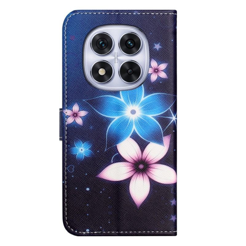 Flip Case Leren Xiaomi Redmi Note 15 Pro Plus 5g Maanbloemen