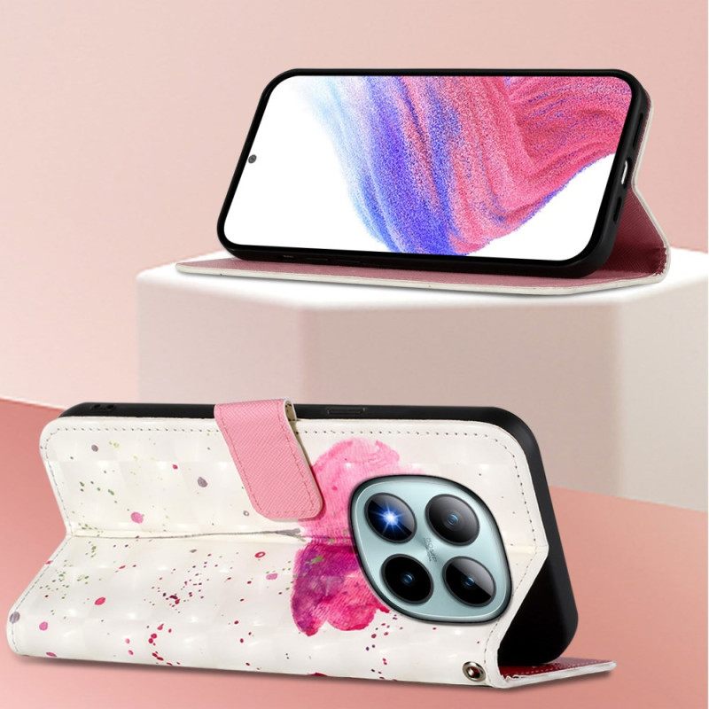 Folio-hoesje Xiaomi Redmi Note 15 Pro Plus 5g Klaproos