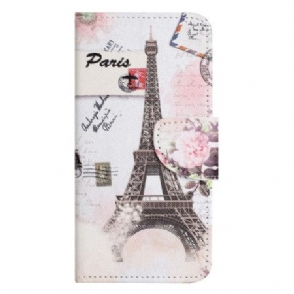 Folio-hoesje Xiaomi Redmi Note 15 Pro Plus 5g Telefoonhoesje Eiffeltoren Vintage