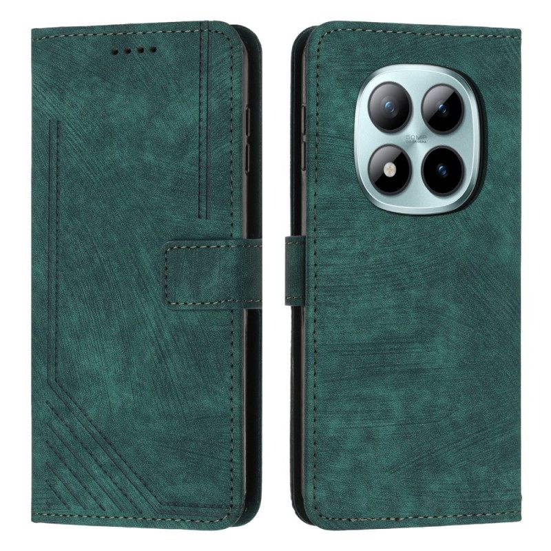 Folio-hoesje Xiaomi Redmi Note 15 Pro Plus 5g Telefoonhoesje Retro Design