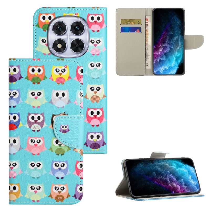 Folio-hoesje Xiaomi Redmi Note 15 Pro Plus 5g Telefoonhoesje Uilen