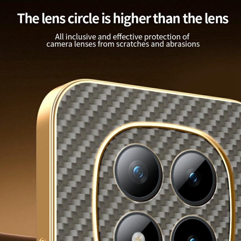 Hoesje Voor Xiaomi Redmi Note 15 Pro Plus 5g Koolstofvezeltextuur