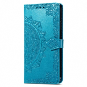 Leren Hoesje Voor Xiaomi Redmi Note 15 Pro Plus 5g Barok Mandala