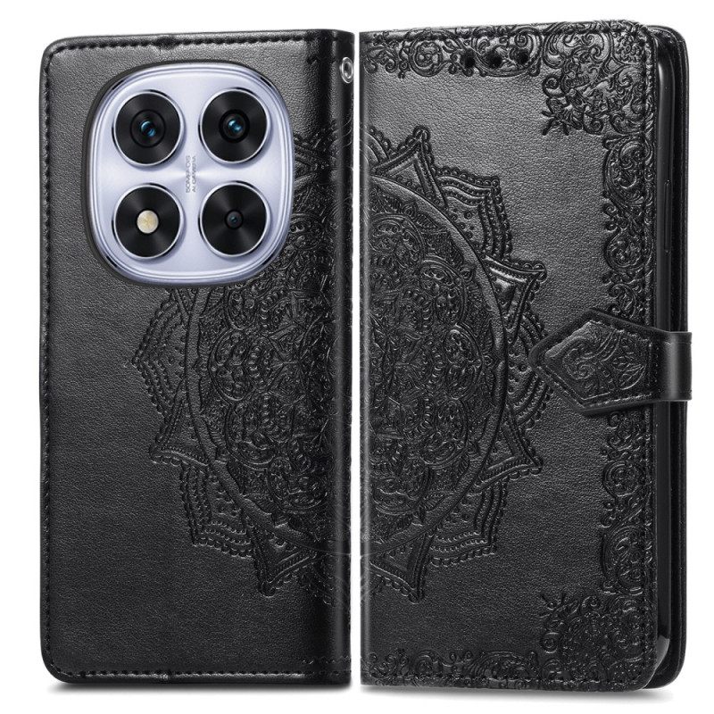 Leren Hoesje Voor Xiaomi Redmi Note 15 Pro Plus 5g Barok Mandala