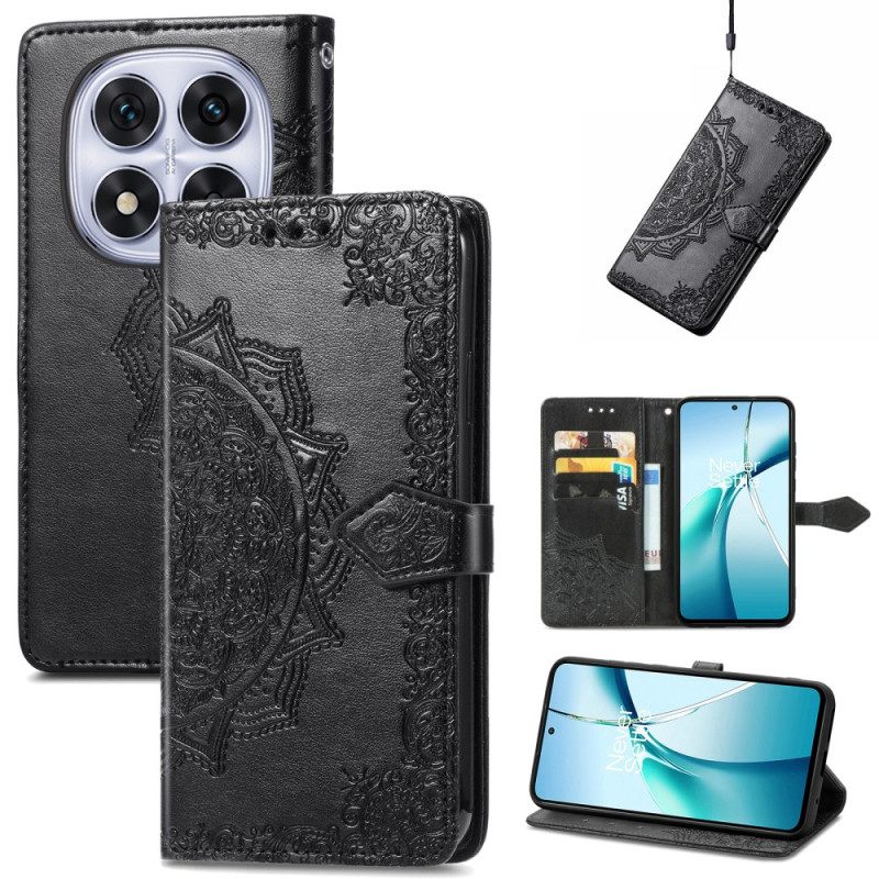 Leren Hoesje Voor Xiaomi Redmi Note 15 Pro Plus 5g Barok Mandala