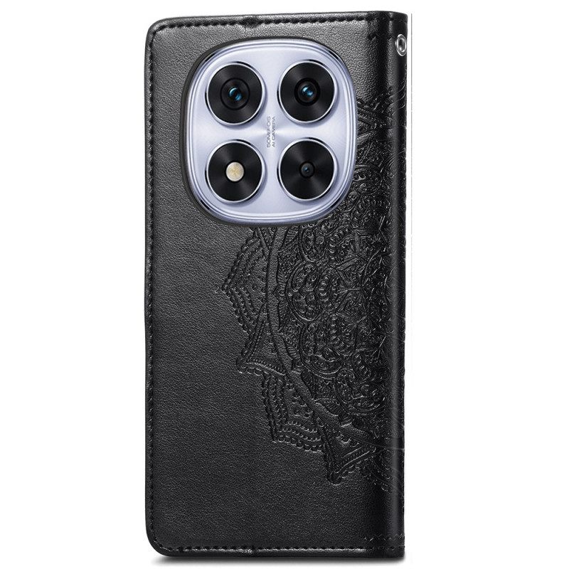 Leren Hoesje Voor Xiaomi Redmi Note 15 Pro Plus 5g Barok Mandala