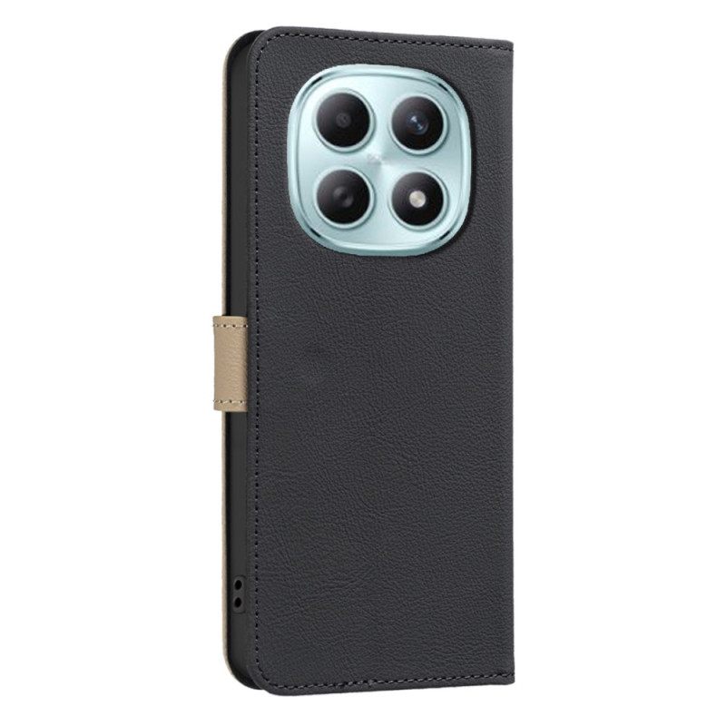 Leren Hoesje Voor Xiaomi Redmi Note 15 Pro Plus 5g Binfen Color Bloemenpatroon