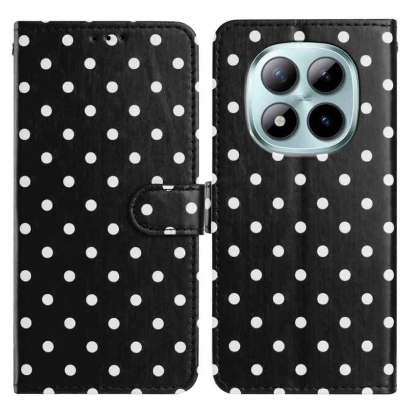 Leren Hoesje Xiaomi Redmi Note 15 Pro Plus 5g Erwten Bescherming Hoesje