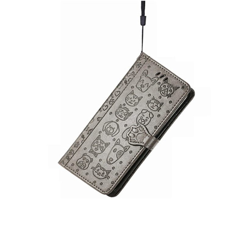 Leren Hoesje Xiaomi Redmi Note 15 Pro Plus 5g Geanimeerde Dieren