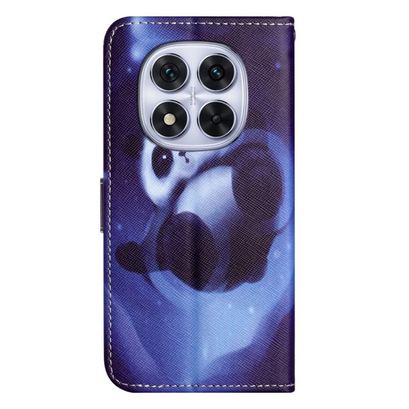 Leren Hoesje Xiaomi Redmi Note 15 Pro Plus 5g Ruimtepanda Bescherming Hoesje