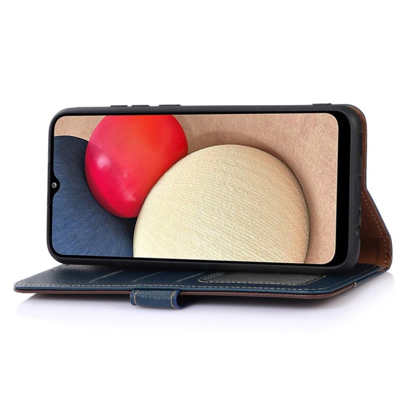 Leren Hoesje Xiaomi Redmi Note 15 Pro Plus 5g Tweekleurig Khazneh Bescherming Hoesje