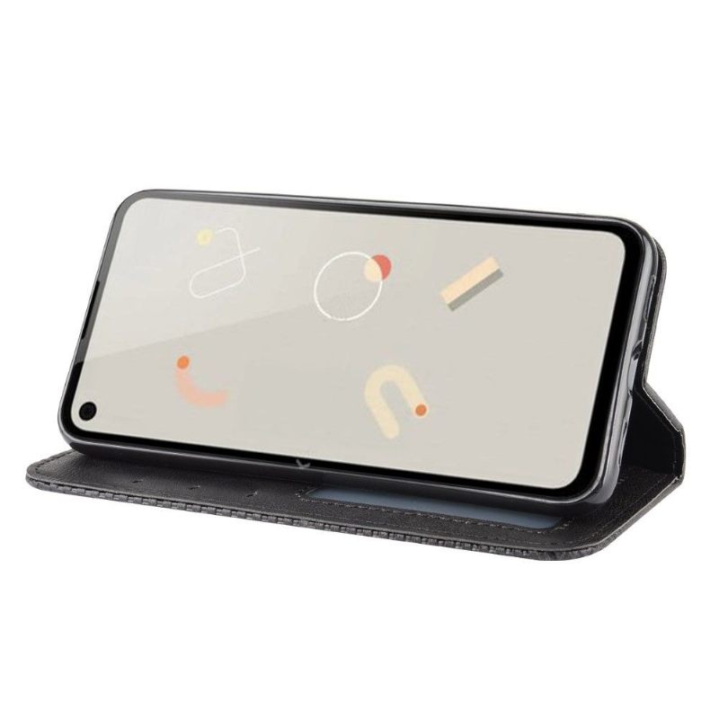 Case voor Google Pixel 4a Leer In Cirénius-stijl