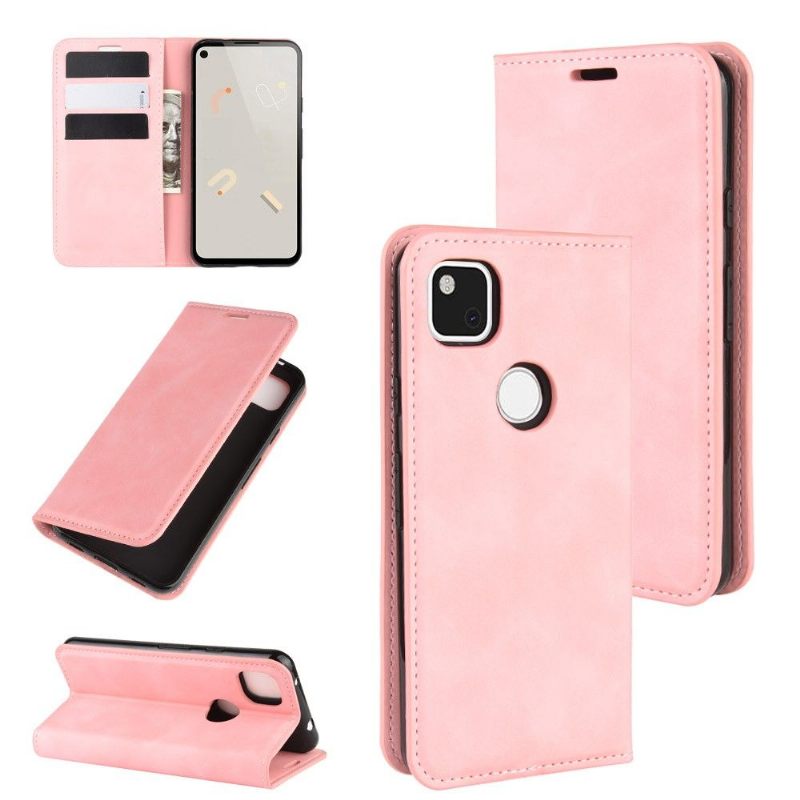 Flip Case voor Google Pixel 4a Zakelijk Retro