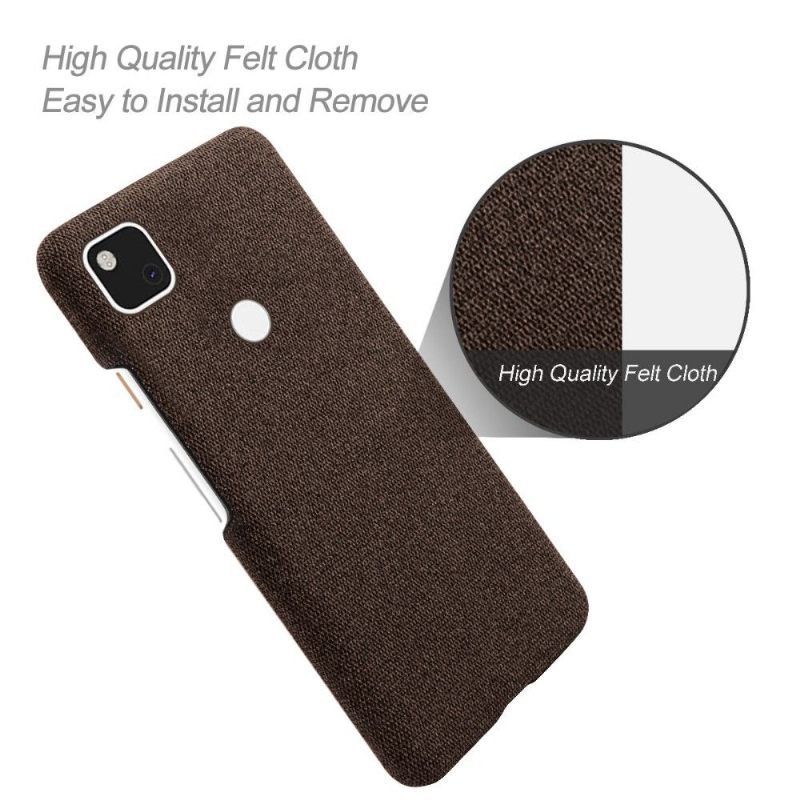 Telefoonhoesje voor Google Pixel 4a Stoffen Bekleding