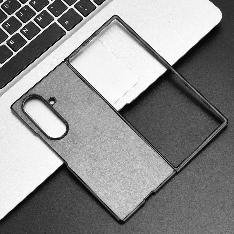 Case Hoesje Samsung Galaxy Z Fold 7 Telefoonhoesje Leerlook