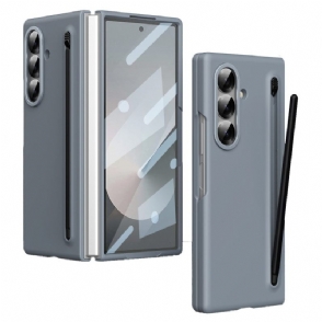 Case Hoesje Samsung Galaxy Z Fold 7 Telefoonhoesje Schermbeschermer Van Gehard Glas En Stylus