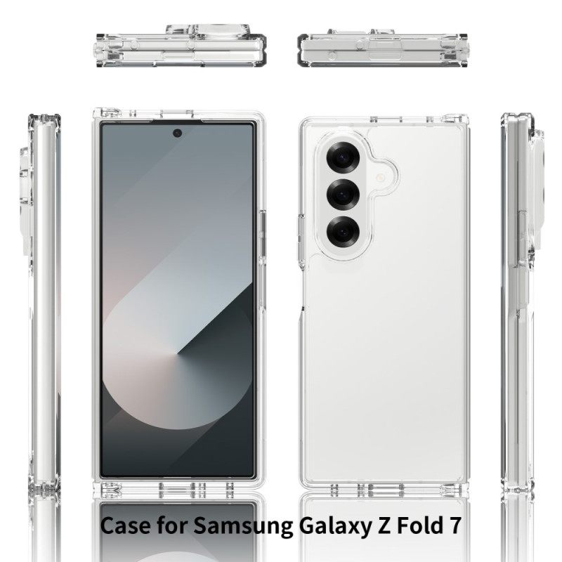 Cover Hoesje Samsung Galaxy Z Fold 7 Telefoonhoesje Geïntegreerd Ontwerp