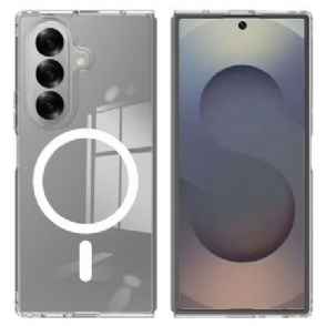 Cover Hoesje Samsung Galaxy Z Fold 7 Telefoonhoesje Magsafe-compatibel Transparant