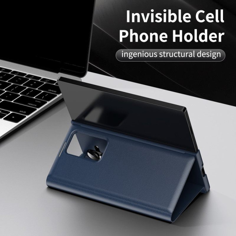 Cover Samsung Galaxy Z Fold 7 Kaarthouder En Slim Venster Bescherming Hoesje