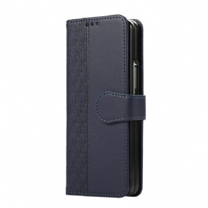 Flip Case Leren Samsung Galaxy Z Fold 7 Diamantdesign