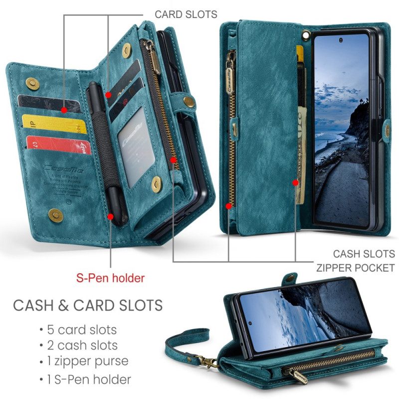 Folio-hoesje Samsung Galaxy Z Fold 7 Afneembare Caseme Portemonnee