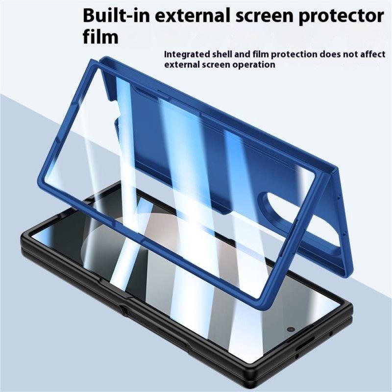 Hoesje Samsung Galaxy Z Fold 7 Bescherming Van Gehard Glas En Stylushouder