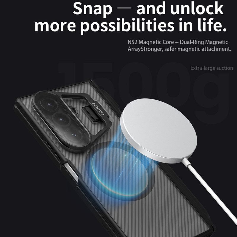 Hoesje Samsung Galaxy Z Fold 7 Camshield Prop Magnetic Translucent Series Nillkin